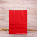 Festival Gift  Paper Bag New High Quality Custom Kraft Paper Shopping Bag With Handles